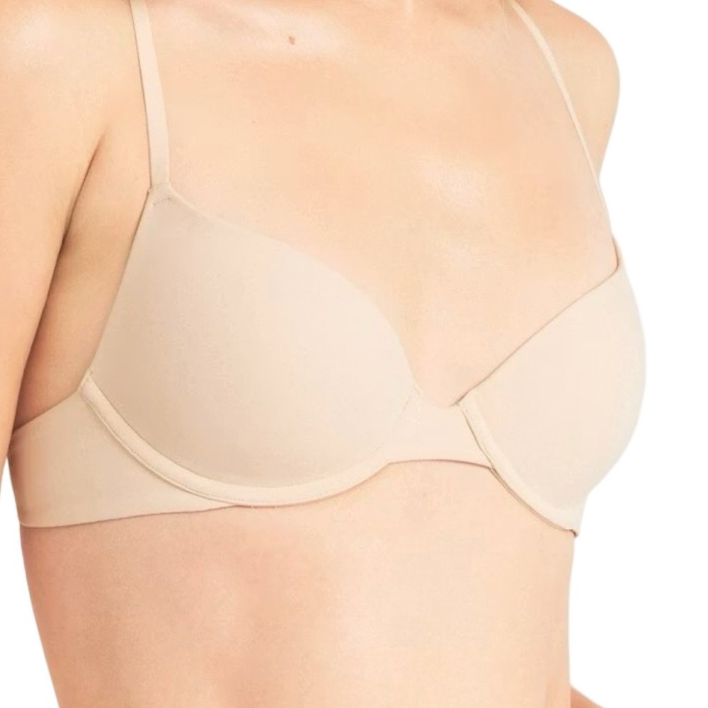 Skims Fits Everybody T-Shirt Bra Sand Beige 42DDD BR-UWR-2294 NWT - Picture 2 of 5